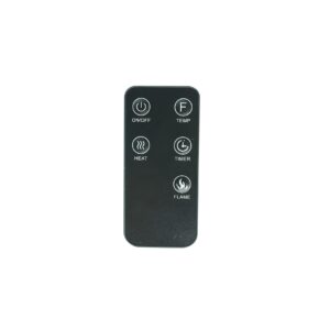 Hotsmtbang Replacement Remote Control for Greystone F32-18A W31BCFW W32BCFW W32BLFW W32SSCW W36BCFW W36BCFW-1 LED 3D Electric Infrared Fireplace Space Stove Heater