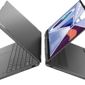 Lenovo Yoga 7i 2-in-1 Laptop | 14" 2.2K IPS Touch | 13th Gen Intel 10-Core i7-1355U | 16GB DDR5 512GB SSD | Backlit Fingerprint Thunderbolt USB4 FHD Privacy Camera Win11Pro Grey + HDMI Cable