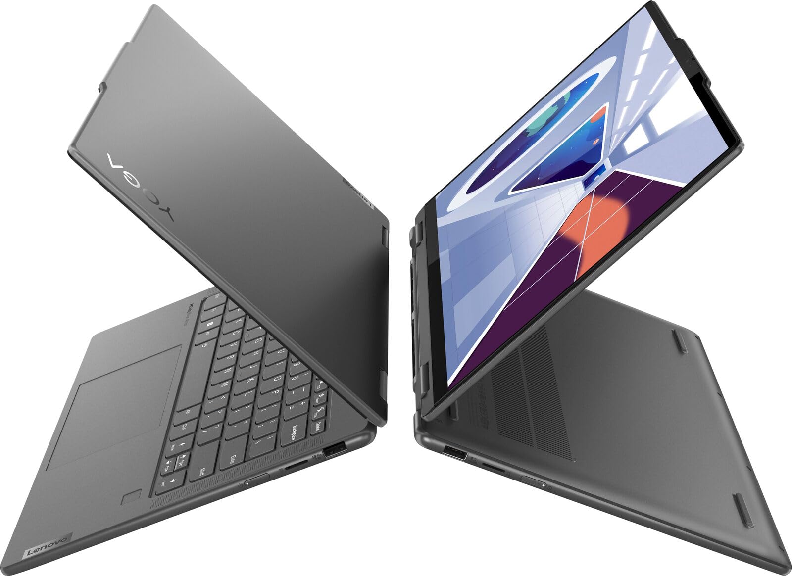 Lenovo Yoga 7i 2-in-1 Laptop | 14" 2.2K IPS Touch | 13th Gen Intel 10-Core i7-1355U | 16GB DDR5 512GB SSD | Backlit Fingerprint Thunderbolt USB4 FHD Privacy Camera Win11Pro Grey + HDMI Cable