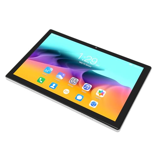 Luqeeg Tablet Computer, 3200x1440 8800mAh 10.1 Inch HD Tablet Octa Core Tab M10 Research 11 (White)