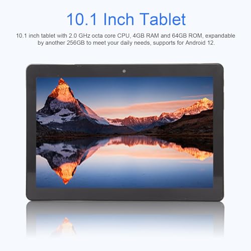 Luqeeg Tablet Call, HD Tablet Octa Core CPU 8MP 13MP Dual Camera 100-240V 1920x1200 Resolution 4GB 64GB (#1)