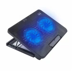 Laptop Cooler Cooling Pad, Dual Fan USB Powered Gaming Cooling Pad Stand High Speed Laptop Cooling Pad for 14in 15in 17in Devices