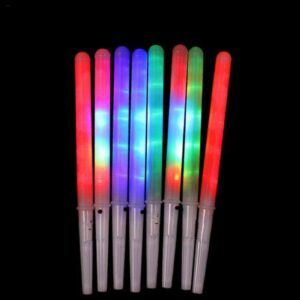 10 Pcs Cotton Candy Cones - Light Up Cotton Candy Sticks, 8 Patterns Colorful LED Flashing Glow Sticks for Cotton Candy Maker, Reusable Safety Food Grade Light Up Sticks Party Favors Decorations