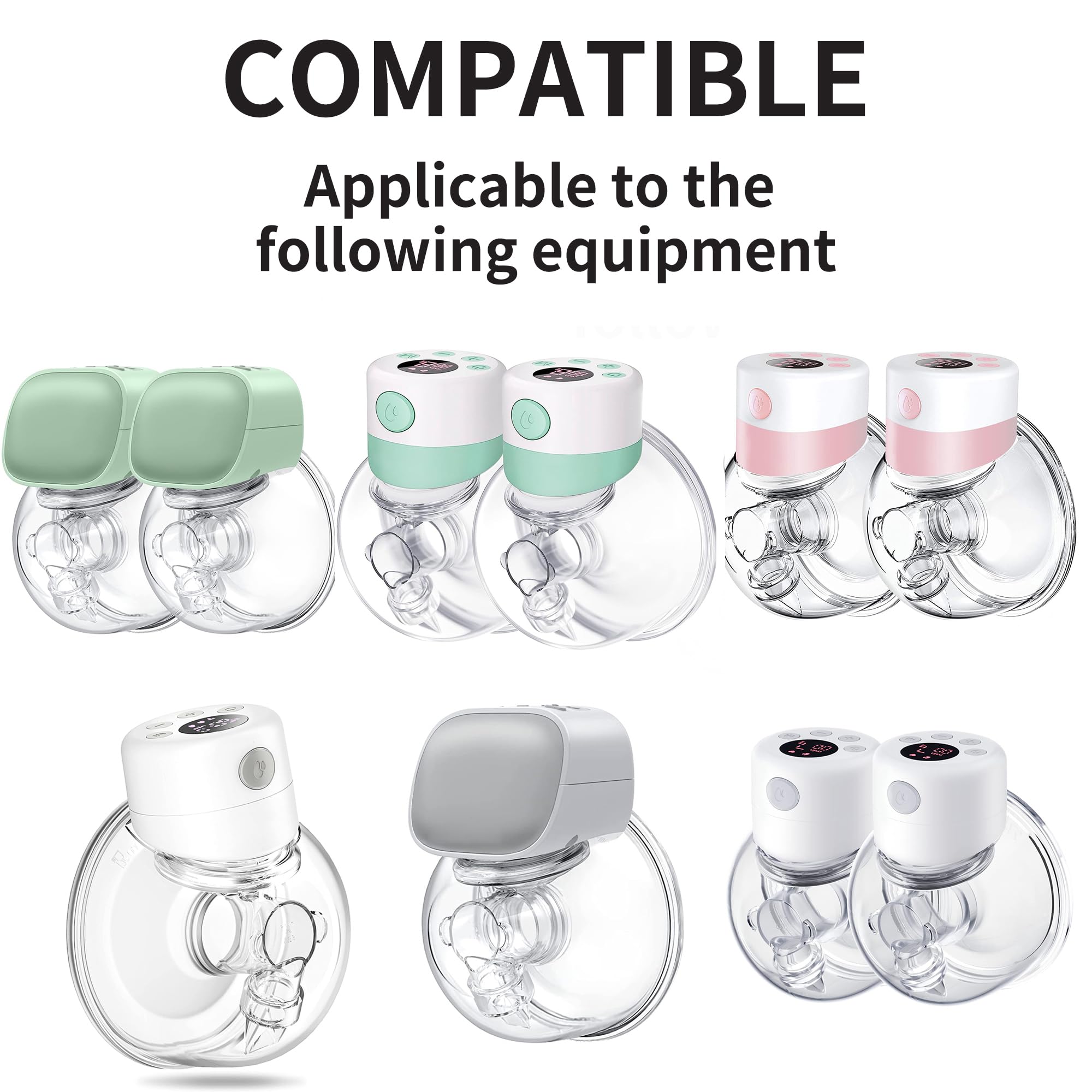 Gotocut S9 S12 Duckbill Valves Silicone Diaphragm, Breast Pump Replacements Parts for TSRETE/Momcozy (6 Pieces Set)