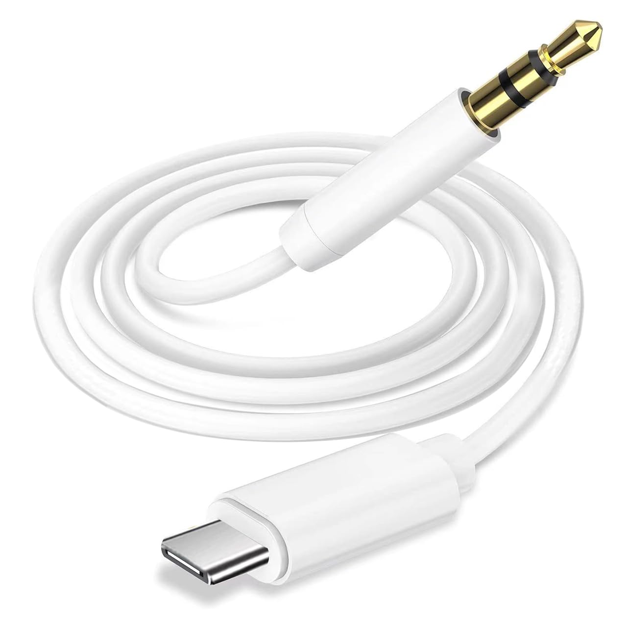 USB C to 3.5mm Audio Aux Jack Cable,[MFi Certified] Aux Cord for Phone 15,Type C to 3.5mm Headphone Car Stereo Cord Compatible with iPhone15/15 Plus /15 Pro Max,iPad Pro to Car,Speakers(3.3FT)