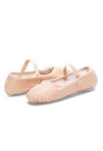 balera womens ballet shoe leather full sole