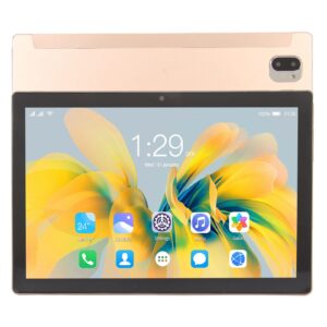 ciciglow 10.1 inch fhd tablet, 6gb ram, 128gb rom, octa core, dual camera, 5g wifi, 4g lte, office tablet with keyboard and case (us plug)