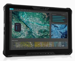 dell extreme 7230 rugged tablet computer, 12-inch, black, windows 11 pro