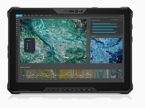 Dell Extreme 7230 Rugged Tablet Computer, 12-Inch, Black, Windows 11 Pro