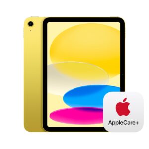 apple ipad (10th generation) wi-fi 64gb - yellow with applecare+ (2 years)
