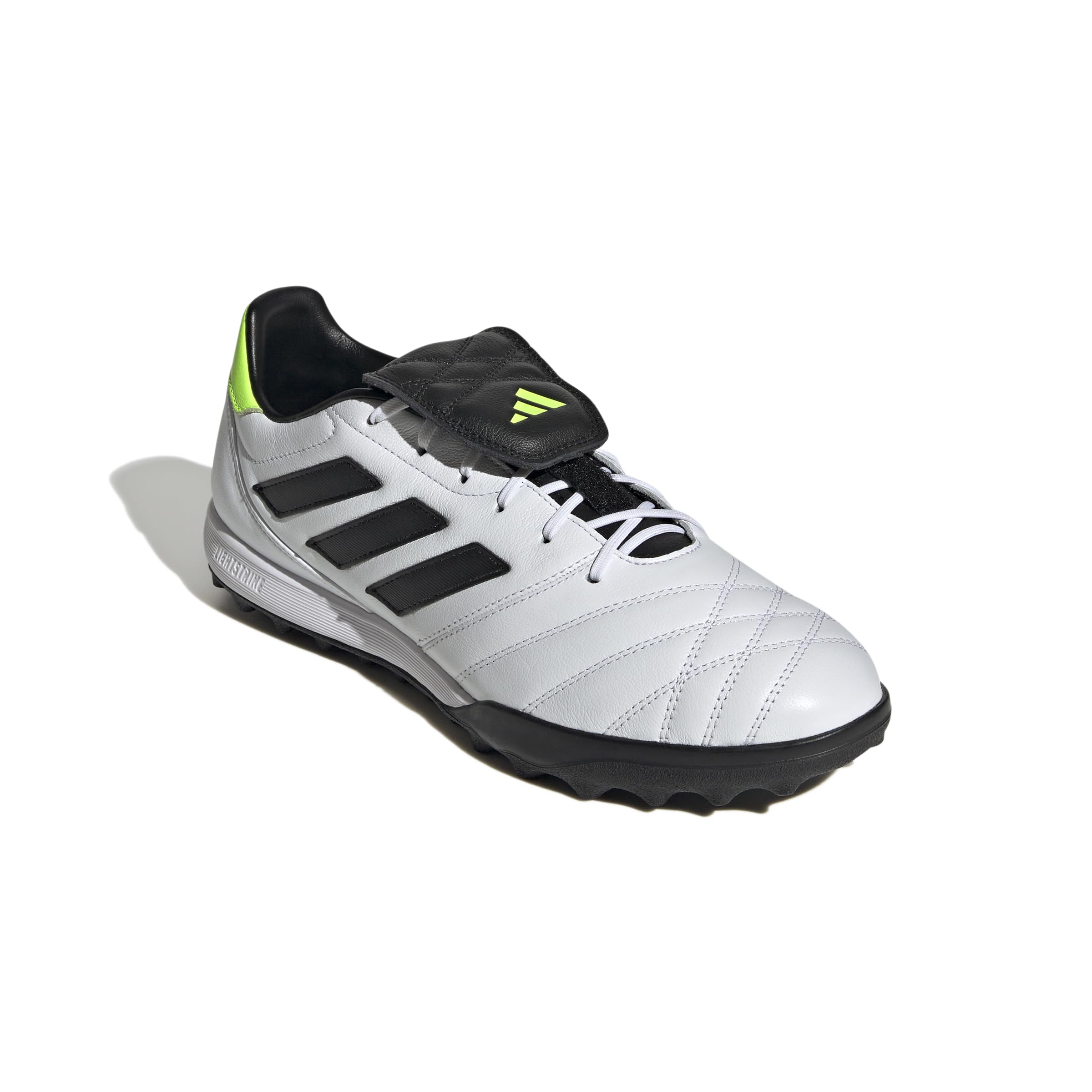 adidas Copa Gloro Turf Soccer Shoes - White Leather Comfort for Turf Soccer, Unisex (US Footwear Size System, Adult, Men, Numeric, Medium, 9.5)