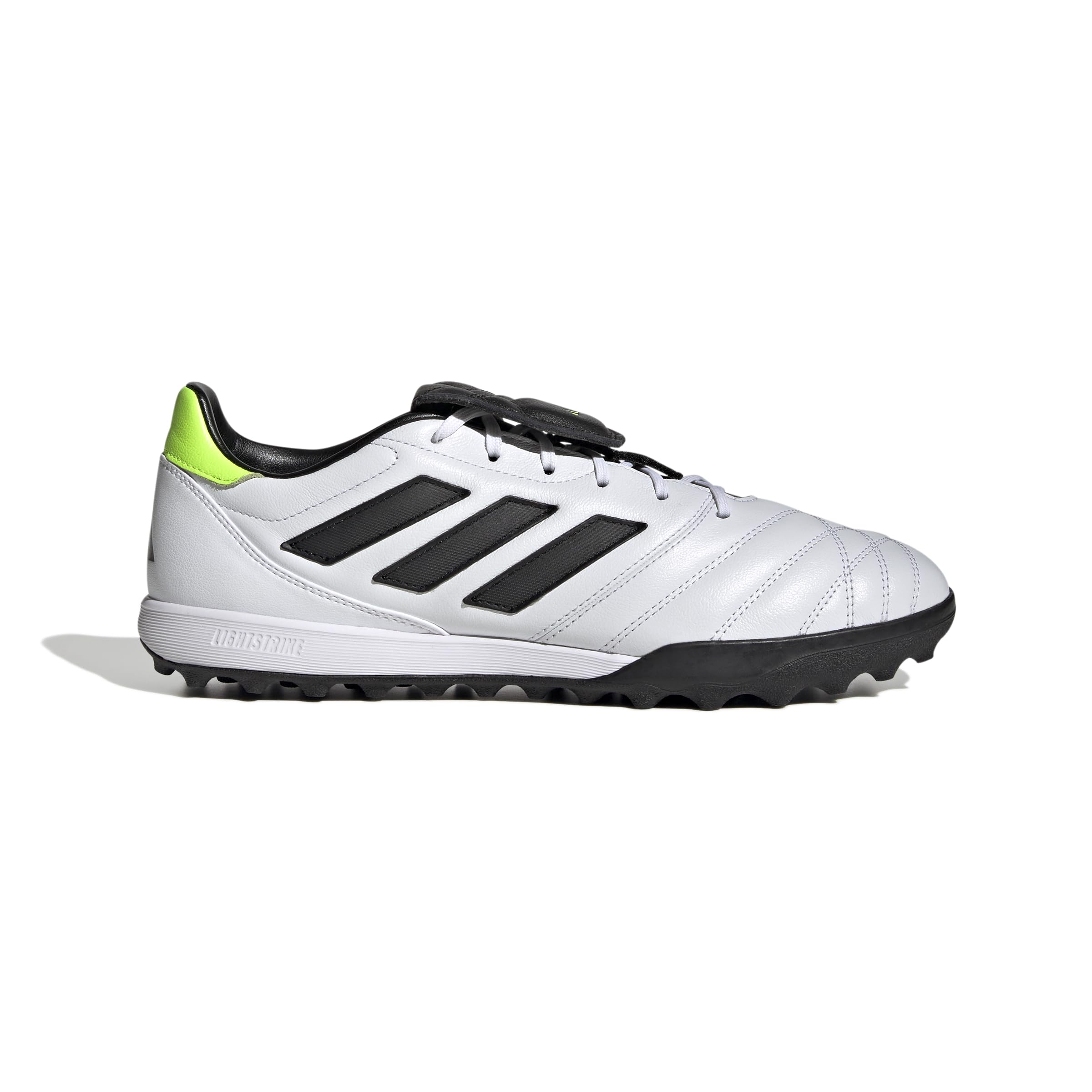 adidas Copa Gloro Turf Soccer Shoes - White Leather Comfort for Turf Soccer, Unisex (US Footwear Size System, Adult, Men, Numeric, Medium, 9.5)