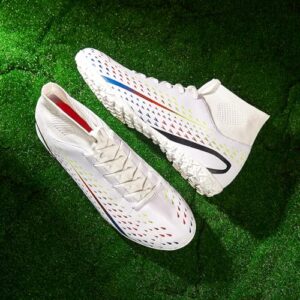 MEBAMY Men’s Football Cleats Professional Futsal Training Lightweight Soccer Shoes Comfortable High-top Spikes Sneakers FG AG Soccer Turf Outdoor Indoor Training Competion Breathable Soccer Boots