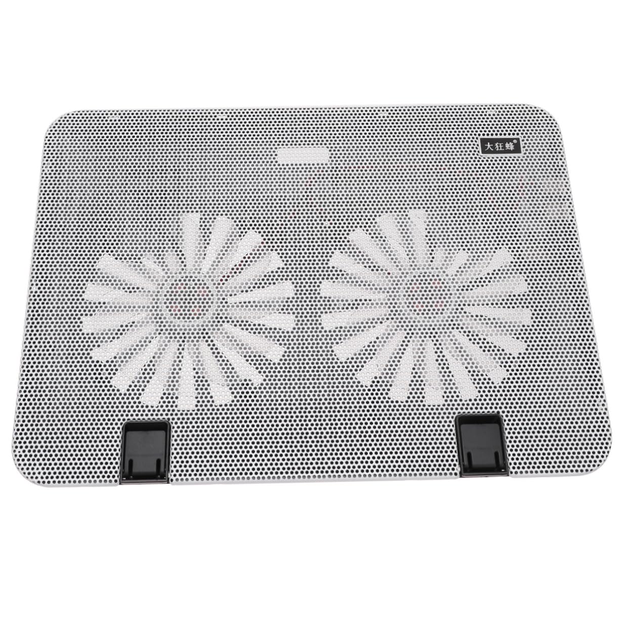 Mikikit 1pc Laptop Cooling Device Laptop Cooler Base Laptop Fan Cooling Pad Heat Dissipation Laptop Stand Notebook Cooling Support Laptop Cooling Pad Notebook Stand White Ice Pad Computer