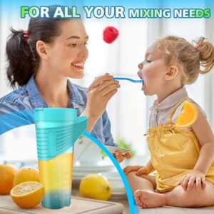 Portable Blender, Portable Blender for Shakes and Smoothies, Personal Size Blender with USB Rechargeable, BPA Free Mini Blender for Kitchen/Travel/Gym