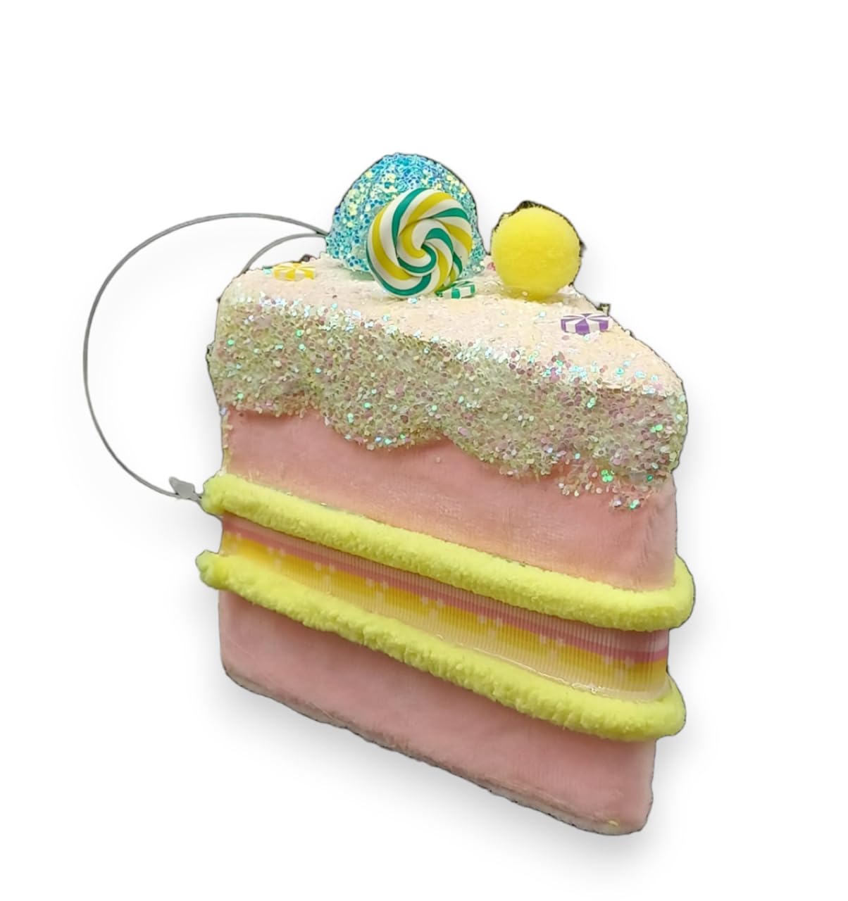 Candy Land FAke Bake Sparkly Large FAux Cake/Tier Tray Decor/Tree Topper/Cake Stand Decor