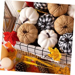 Garneck 24 Pcs Thanksgiving Pumpkin Harvest Pumpkin Decorations Lifelike Harvest Pumpkin Harvest Mini Pumpkin Harvest Fall Pumpkins Pumpkin Table Artificial Rope Fake Decoration