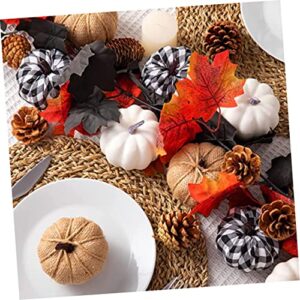 Garneck 24 Pcs Thanksgiving Pumpkin Harvest Pumpkin Decorations Lifelike Harvest Pumpkin Harvest Mini Pumpkin Harvest Fall Pumpkins Pumpkin Table Artificial Rope Fake Decoration