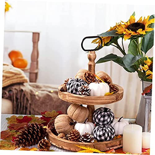 Garneck 24 Pcs Thanksgiving Pumpkin Harvest Pumpkin Decorations Lifelike Harvest Pumpkin Harvest Mini Pumpkin Harvest Fall Pumpkins Pumpkin Table Artificial Rope Fake Decoration