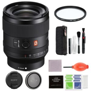sony fe 35mm f1.4 gm (sel35f14gm) lens bundle with 67mm digital hd filter and advanced accessory kit