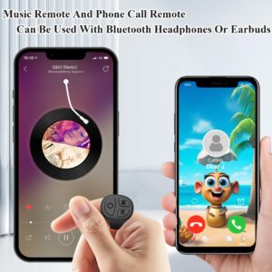 STDFORU TikTok Scrolling Ring Remote Control Kindle App Page Turner Camera Remote Shutter TIK Tok Scrolling Ring for iPhone iPad Android iOS (Black)