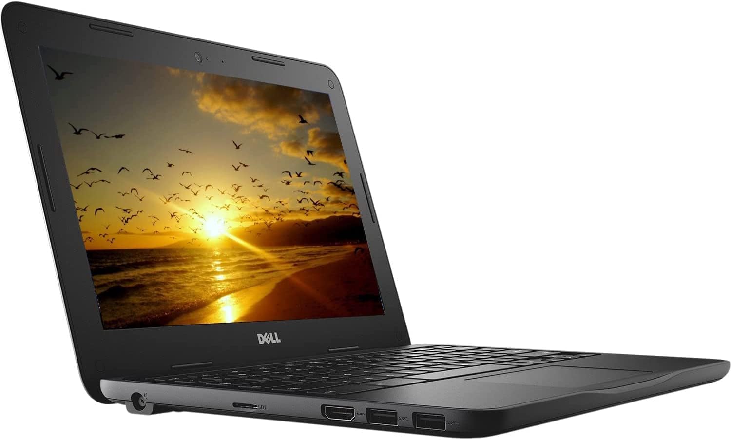 Dell Chromebook 3180 Laptop PC, Intel Celeron N3060 Processor, 4GB RAM, 16GB Solid State Drive, Wi-Fi | Bluetooth, HDMI, USB 3.1 Gen 1, Web Camera, Chrome OS (Renewed)