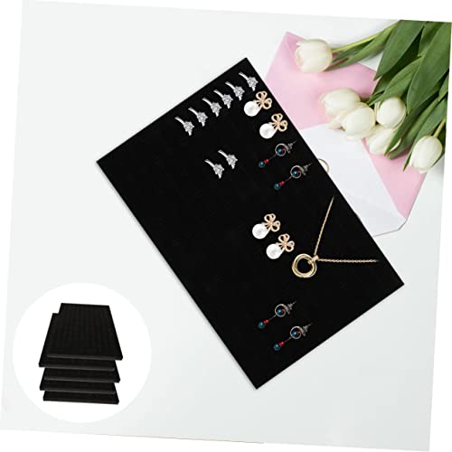 ABOOFAN 20 Pcs Ring Display Pad Jewelry Accessories Jewelry Display for Selling Earring Sponge Holder Retail Black Choker Necklace Pallet Jewelry Display Sponge Pad Travel Girl Ring Holder