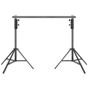 VEVOR 12 x 10 ft Heavy Duty Backdrop Stand, Height Adjustable Photography Backdrop Stand, Background Support System with 6 Clamps and A Carry Bag, for Party, Wedding, Display, Photo