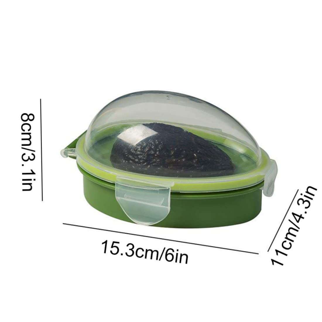 Avocado crisper Fruit Saver Holder Fruit Crisper Storage Box Keep Fruit Fresh Container Kitchen Accessories