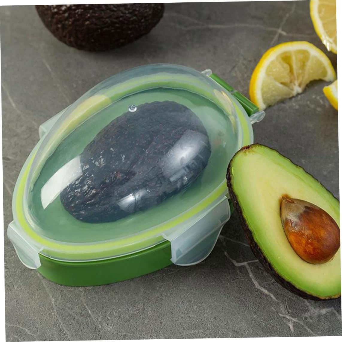 Avocado crisper Fruit Saver Holder Fruit Crisper Storage Box Keep Fruit Fresh Container Kitchen Accessories