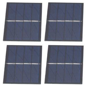 Nachukan 4Pcs 0.65W 2V DIY Solar Panel Charging Module System Board for Solar Toys Lights Battery - 60x80mm Outdoor Solar Panel Kits