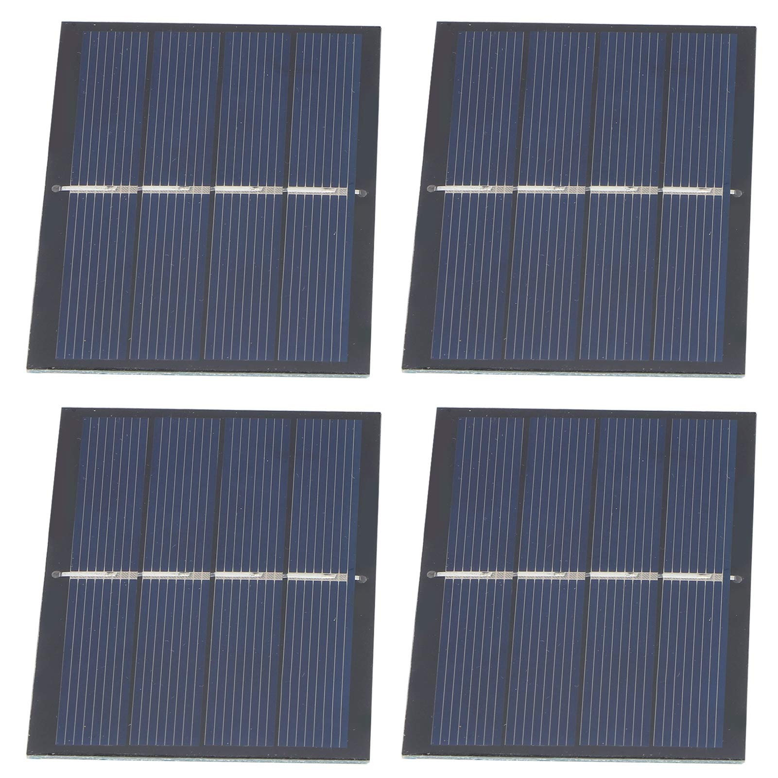 Nachukan 4Pcs 0.65W 2V DIY Solar Panel Charging Module System Board for Solar Toys Lights Battery - 60x80mm Outdoor Solar Panel Kits