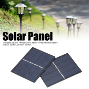 Nachukan 4Pcs 0.65W 2V DIY Solar Panel Charging Module System Board for Solar Toys Lights Battery - 60x80mm Outdoor Solar Panel Kits