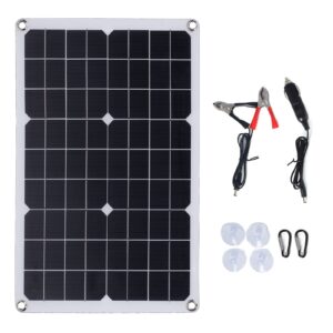 solar charger board 20w power solar panel flexible waterproof battery charger for outdoor vehicles fishing boats houses
