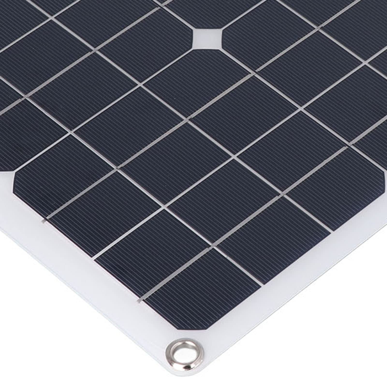 Solar Charger Board 20W Power Solar Panel Flexible Waterproof Battery Charger for Outdoor Vehicles Fishing Boats Houses