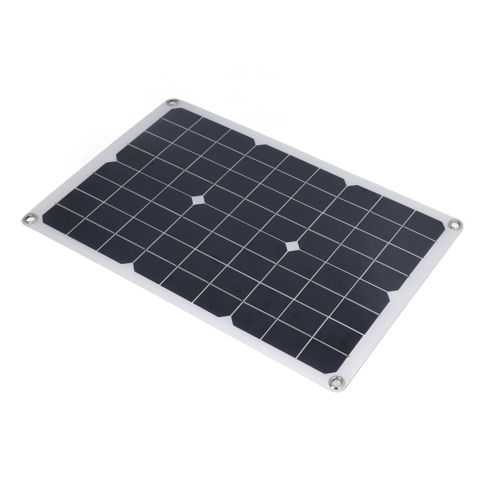 Solar Charger Board 20W Power Solar Panel Flexible Waterproof Battery Charger for Outdoor Vehicles Fishing Boats Houses