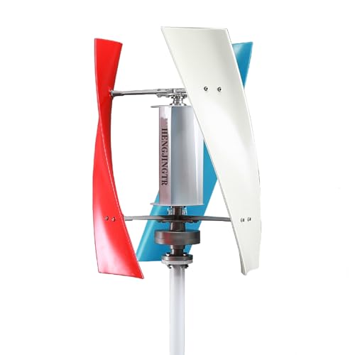 2000W Vertical Axis Generator Wind Turbine,24V 48V Maglev High Voltage 220V with Hybrid Charge Controller for Home Use,48v