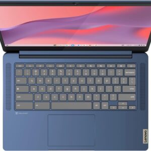 Lenovo ideaPad Slim-3 Chromebook Laptop - 14" FHD Touch Screen for Student and Business, MediaTek 520 (8-Core), 4GB RAM, 64GB eMMC, 128GB Micro SD, 13.5H Long Battery Life, Wi-Fi 6, Webcam, Chrome OS