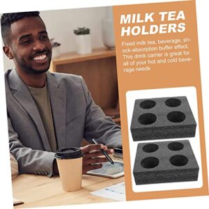 STOBAZA Beverage Takeout Carrier re-usable Cup Carrier Trays