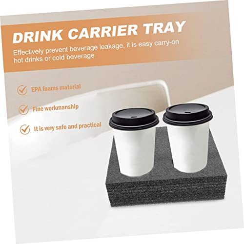 STOBAZA Beverage Takeout Carrier re-usable Cup Carrier Trays