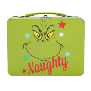 bioworld the grinch naughty and nice large tin tote