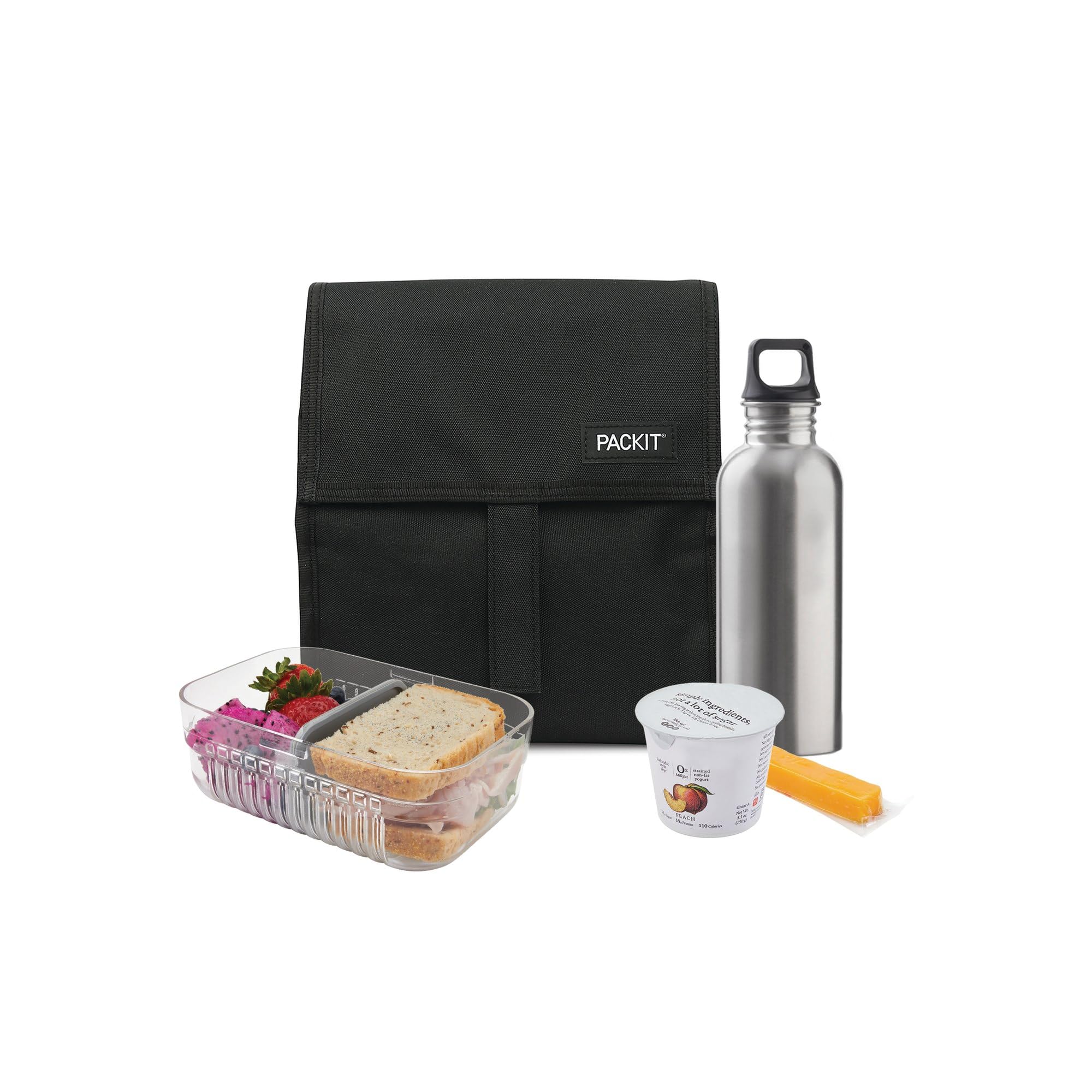 PackIt® Freezable Lunch Bag, Black