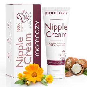 Momcozy Contact Nipple Shields, Include Carry Case (24mm) & Momcozy 100% Natural Nipple Cream