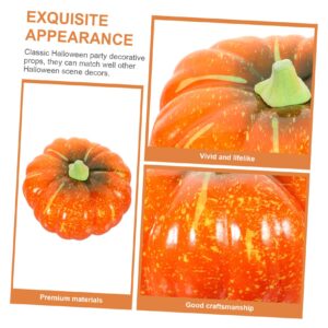 ABOOFAN Simulation Pumpkin Ornaments Foams Pumpkins Pumpkin Model Halloween Decoration Decorative Pumpkin Halloween Party Decor Simulated Pumpkin Decor Pumpkin Prop Artificial Fake Pumpkin