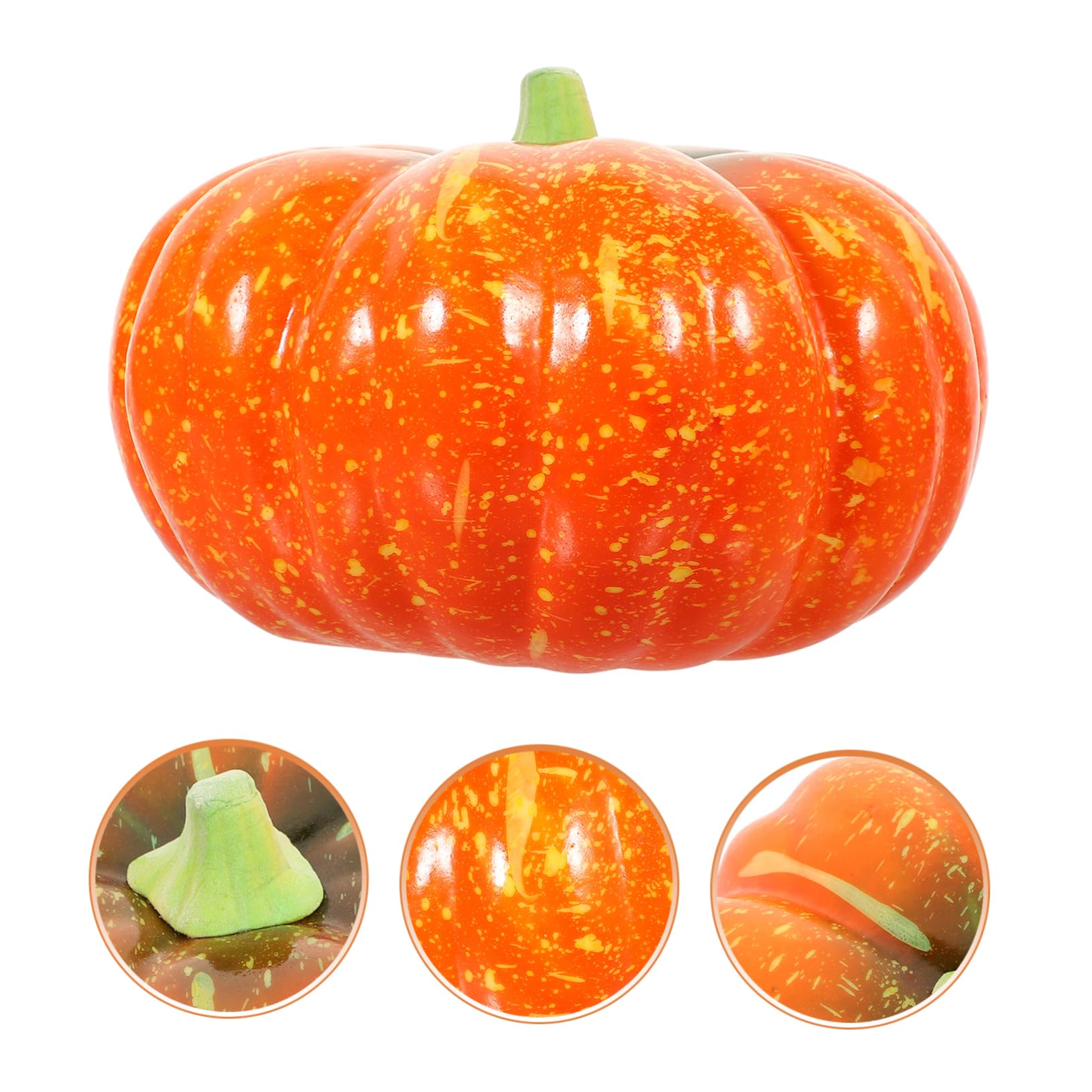 ABOOFAN Simulation Pumpkin Ornaments Foams Pumpkins Pumpkin Model Halloween Decoration Decorative Pumpkin Halloween Party Decor Simulated Pumpkin Decor Pumpkin Prop Artificial Fake Pumpkin