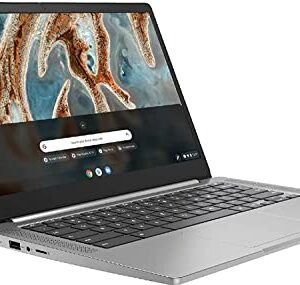 Lenovo Slim 3 Chromebook 14" FHD Touchscreen Laptop for Business, Student, MediaTek Kompanio 520, 4GB Memory 128GB Storage(64GB eMMC+64GB Card), Bluetooth, Wi-Fi, Chrome OS, Abyss Blue, W/GaLiMu