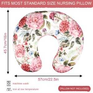 TANOFAR 2 Pack Nursing Pillow Cover Slipcover for Breastfeeding Pillows, Soft and Stretchy