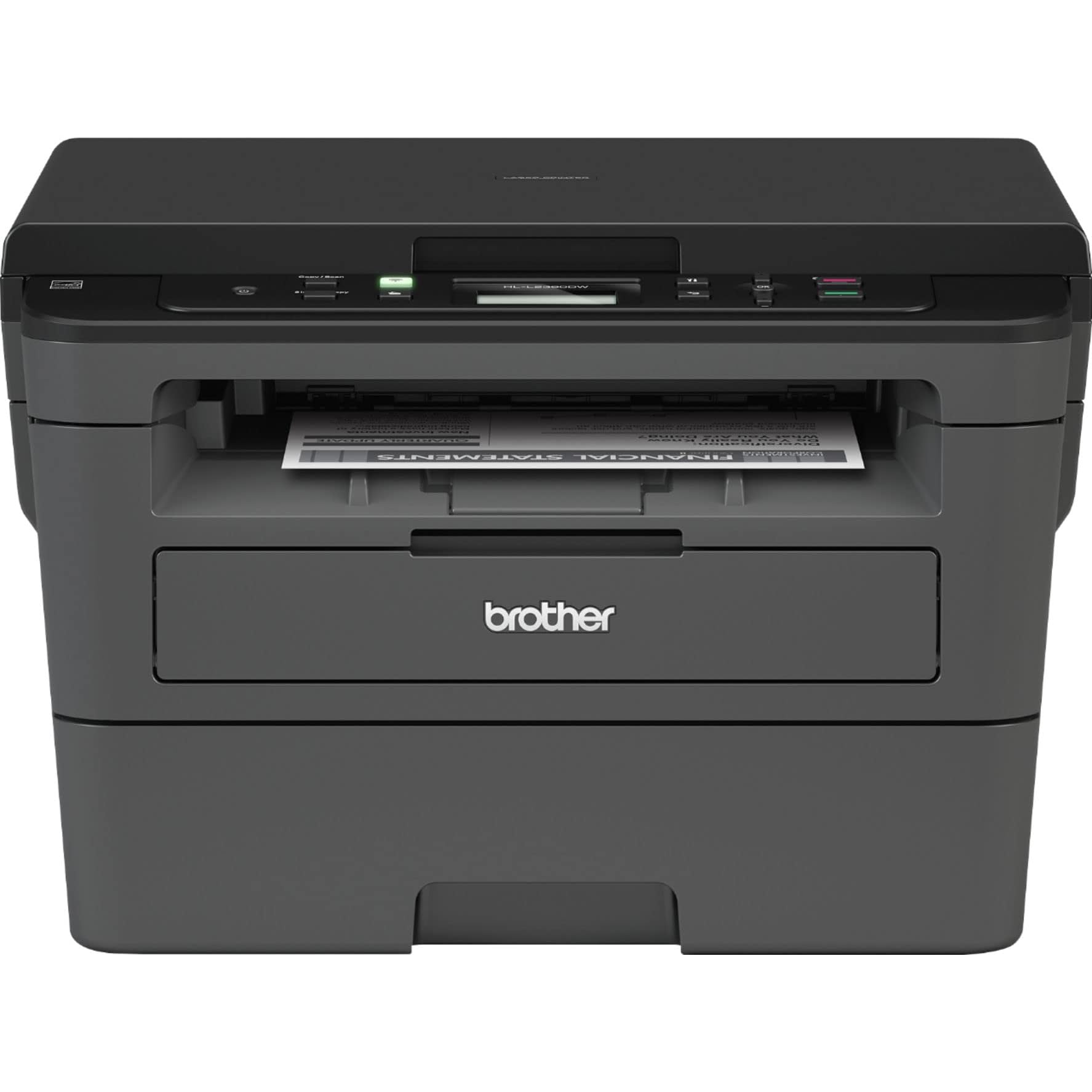 Brother HL-L2390D Wireless All-in-One Monochrome Laser Printer, Black - Print Copy Scan - 32 ppm, 2400 x 600 dpi, 8.5 x 14, Auto 2-Sided Printing, 250-Sheet, Tillsiy