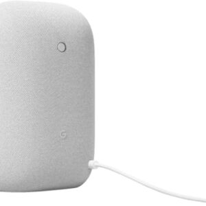 Google Audio Bluetooth Speaker with Keychain LED - Wireless Music Streaming - Chalk