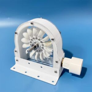 diy miniature impact turbine generator water bucket roulette household diy hydraulic generator (color : b)